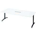 ■PLUS 677375)ロンナ 会議テーブル NN-2110TARH W4/BK 〔品番:NN2110TARHW4BK〕【2097027:0】[送料別途..