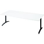 ■PLUS 677483)ロンナ 会議テーブル NN-2110TAR W4/BK 〔品番:NN2110TARW4BK〕【2097045:0】[送料別途見積り][法人・事業所限定][外直送][店頭受取不可]