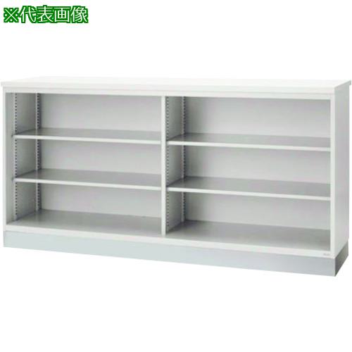 ■プラス 91705)SK ハイカウンター棚付オープンSK-W3532 W4〔品番:SKW3532W4〕【2097126:0】[送料別途見積り][法人・事業所限定][外直送][店頭受取不可]