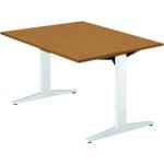 ■PLUS 623552)ステージオ 会議テーブル ST-120TR T2/W4 〔品番:ST120TRT2W4〕【2098427:0】[送料別途見積り][法人・事業所限定][外直送][店頭受取不可]