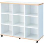 ■PLUS 617398)E5 オープン収納3列3段 OE-105PC-T WH 〔品番:OE105PCTWH〕【2098476:0】[送料別途見積り][法人・事業所限定][外直送][店頭受取不可]