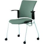 ■PLUS 629534)会議イス チェダーC MB-W62S CGY 〔品番:MBW62SCGY〕【2098519:0】[送料別途見積り][法人・事業所限定][外直送][店頭受取不可]