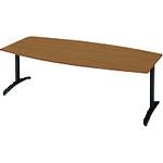 ■PLUS 677617)ロンナ 会議テーブル NN-2110TAB T2/BK 〔品番:NN2110TABT2BK〕【2098542:0】[送料別途見..