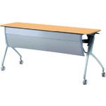 ■PLUS 606403)ルアルコ 会議テーブル XT-515M WM 〔品番:XT515MWM〕【2101908:0】[送料別途見積り][法..