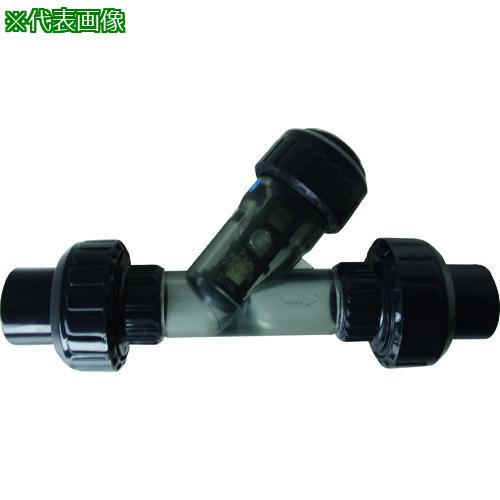 ■エスロン ストレーナ 本体材質PVC シール材質FKM ユニオンTS 40A〔品番:SE40TUV〕【2102731:0】[送料別途見積り][法人・事業所限定][外直送][店頭受取不可]