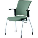 ■PLUS 629502)会議イス チェダーC MB-W60S CGY 〔品番:MBW60SCGY〕【2103160:0】[送料別途見積り][法人・事業所限定][外直送][店頭受取不可]