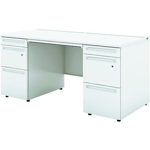 ■PLUS 779638)US 両袖机UR-157DL-33 WS/W4 〔品番:UR157DL33WSW4〕【2103627:0】[送料別途見積り][法人・事業所限定][外直送][店頭受取不可]