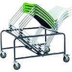 ■PLUS 21741)会議イス UM スタッキング台車 S-UM〔品番:SUM〕【2104704:0】[送料別途見積り][法人・事業所限定][外直送][店頭受取不可]