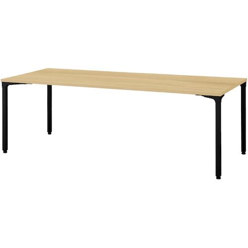 ■PLUS 679307)ロンナ会議テーブル NN-2110PAR LW/BK 〔品番:NN2110PARLWBK〕【2108052:0】[送料別途見積り][法人・事業所限定][外直送][店頭受取不可]