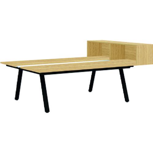 ■PLUS 666943)Genela片側机上収納セットGE2014KS3 LW/BK〔品番:GE2014KS3LWBK〕【2109147:0】[送料別途見積り][法人・事業所限定][外直送][店頭受取不可]