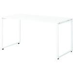 ■PLUS 632113)SQ デスク(配線口付)SQ-W146H W4/W4 〔品番:SQW146HW4W4〕【2109565:0】[送料別途見積り]..