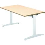 ■PLUS 673211)ステージオ 会議テーブル ST-140TR WM/W4 〔品番:ST140TRWMW4〕【2111575:0】[送料別途見積り][法人・事業所限定][外直送][店頭受取不可]