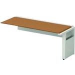 ■PLUS 689731)片面デスク 増連セットST-NK166W-J T2/W4 〔品番:STNK166WJT2W4〕【2112232:0】[送料別途..