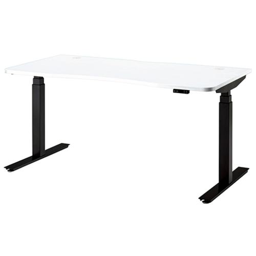 ■PLUS 679735)Work Move デスク WO-128H W4/BK〔品番:WO128HW4BK〕【2113605:0】[送料別途見積り][法人..