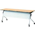 ■PLUS 621926)会議テーブル リネロ2 LD-620M-70 WM 〔品番:LD620M70WM〕【2116380:0】[送料別途見積り][法人・事業所限定][外直送][店頭受取不可]