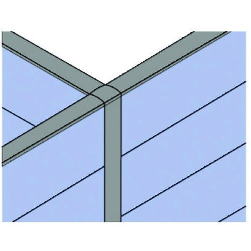 ■PLUS 625152)LF 連結部材 高さ同位置 LF-13R-90T DGY 〔品番:LF13R90TDGY〕【2117784:0】[送料別途見積り][法人・事業所限定][外直送][店頭受取不可]