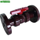 ■エスロン ボールバルブ禁油 本体材質HT(CPVC) シール材質EPDM JIS10KF 32A〔品番:BT32FXE〕【2119454:0】[送料別途見積り...