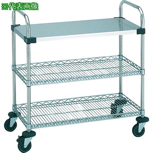 ■ERECTA サイドアップエレクターカート UTTカート1型 間口911mm×奥行461mm×高さ1072mm 3段〔品番:NUTT2U〕【2120563:0】[送料別途見積り][法人・事業所限定][外直送][店頭受取不可]