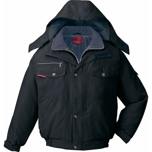 ■自重堂 ブルゾンシツクブラツク 4L〔品番:484201314L〕【2126336:0】[送料別途見積り][掲外取寄][店頭受取不可]