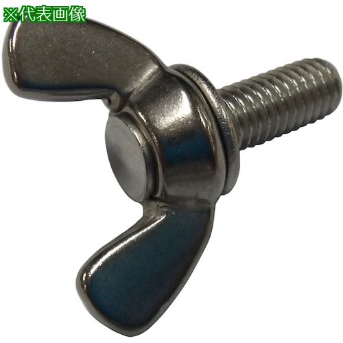 ■コノエ MIC 蝶ボルト ステンレス 6x25 (5本入)〔品番:M0350625〕【2128285:0】[送料別途見積り][掲外取寄][店頭受取不可]