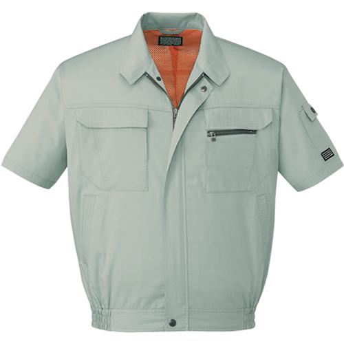 ■自重堂 ブルゾンア-ス グリ-ン L〔品番:46210039L〕【2131136:0】[送料別途見積り][掲外取寄][店頭受取不可]