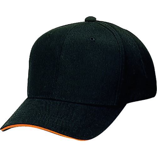 ■アイトス コットンラインキャップ ブラック〔品番:AZ66303010F〕【2137433:0】[送料別途見積り][掲外..