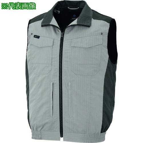 ■アイトス 空調服用ベスト(空調服TM) シルバーグレー 3L〔品番:AZ306970033L〕【2137502:0】[送料別途見積り][掲外取寄][店頭受取不可]