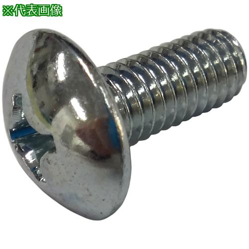 ■コノエ MIC トラス頭小ねじ 三価クロメート 6x10 (45本入)〔品番:M7040610〕【2145332:0】[送料別途見積り][掲外取寄][店頭受取不可]