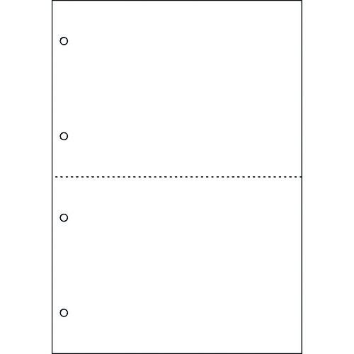 ■ヒサゴ FSC(R)認証 マルチプリンタ帳票 A4 白紙 2面 4穴〔品番:FSC2003W〕