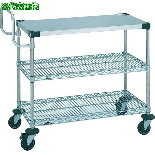 《メーカー》エレクター（株）《品番》NUTT3SL《特長》●可動性が強い味方の、構成自在のワーキング・カートです。●スーパーエレクター+キャスターのシンプル構造で耐久性に優れ、さまざまな用途にフレキシブルに対応します。●棚板サイズやキャスターの自在な組み合わせによる、バリエーションの豊富さが魅力です。《用途》《仕様》●間口(mm):881●奥行(mm):614●高さ(mm):1054●棚段数(段):3《仕様2》《原産国（名称）》台湾《材質／仕上》《セット内容／付属品》《注意》《JANコード》4933315281849《本体質量》22.46kg※こちらの商品は送料無料対象外です。※「送料無料」と表示されても別途送料が必要となりますのでご注意ください。ERECTA　スーパーエレクターカート　UTTカート1型　間口881mm×奥行614mm×高さ1054mm　3段〔品番：NUTT3SL〕[注番:2147272][本体質量：22.46kg]《包装時基本サイズ：××》〔包装時質量：〕分類》物流・保管用品》物品棚》ステンレス棚☆納期情報：取寄管理コード(903) 掲載外商品