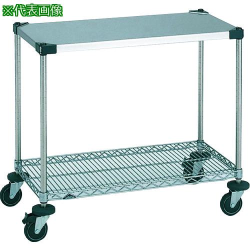 ■ERECTA スーパーエレクターカート ワーキングカート1型 間口606mm×奥行614mm×高さ923mm 2段〔品番:NWT1M〕【2147725:0】[送料別途見積り][法人・事業所限定][外直送][店頭受取不可]