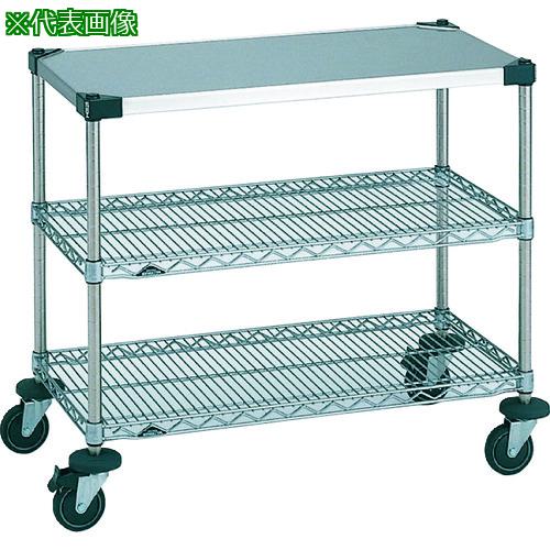 ■ERECTA スーパーエレクターカート ワーキングカート2型 間口911mm×奥行614mm×高さ815mm 3段〔品番:NWT..