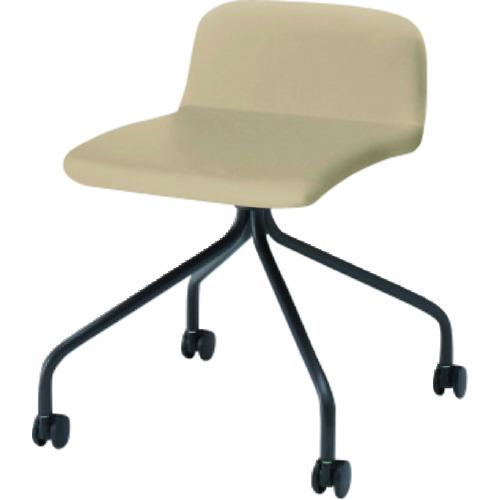 ■ITOKI ノットワークローバックキャスターチェア張りぐるみ 脚サテンブラック・ウレタンレザーサンドイエロー〔品番:KLL235DKT1Y3〕【2151825:0】[送料別途見積り][法人・事業所限定][外直送][店頭受取不可]