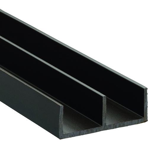 ■光 簡易内窓用フレーム&レール 上レールブラウン11×30.5×1830mm〔品番:PTL3021〕【2155838:0】[店頭受取不可]