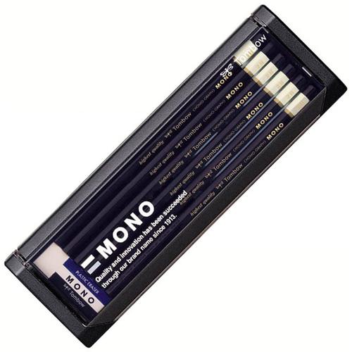 ■Tombow 鉛筆モノ 2H 12本〔品番:MONO2H〕【2156552:0】[送料別途見積り][掲外取寄][店頭受取不可]
