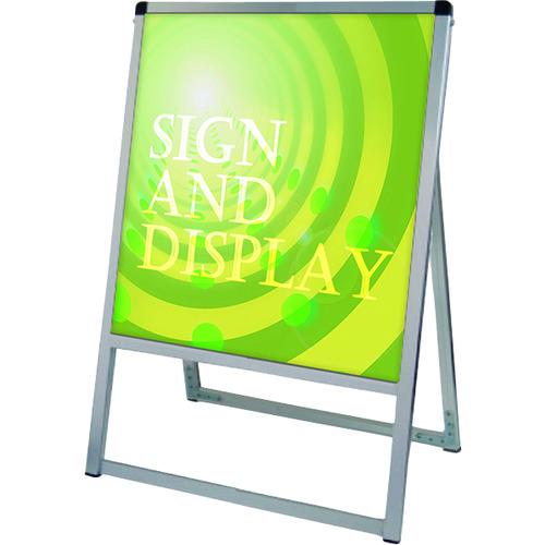 ■TOKISEI バリウススタンド看板 アルミ複合板タイプ 450×450片面〔品番:VASKAP450X450K〕【2157703:0】[送料別途見積り][法人・事業所限定][外直送][店頭受取不可]