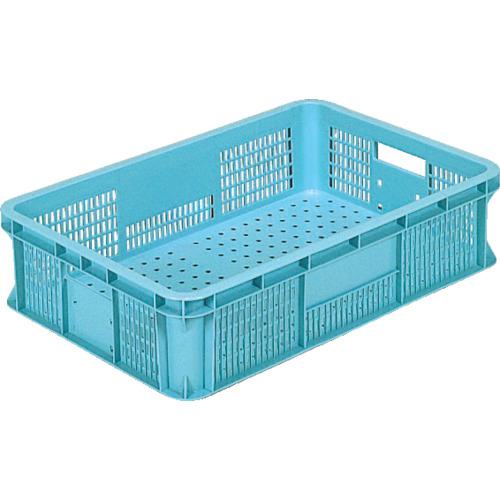 ■サンコー スタッキングコンテナー 103702 サンテナーB#37ライトブルー〔品番:SKB37BLL〕【2174703:0】[送料別途見積り][法人・事業所限定][外直送][店頭受取不可]