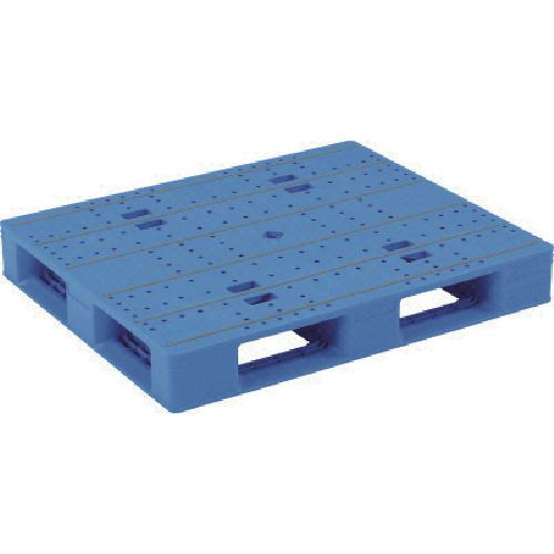 ■サンコー プラスチックパレット 840013 LX-911D4 ブルー〔品番:84001301BL〕【2175360:0】[送料別途見積り][法人・事業所限定][外直送][店頭受取不可]