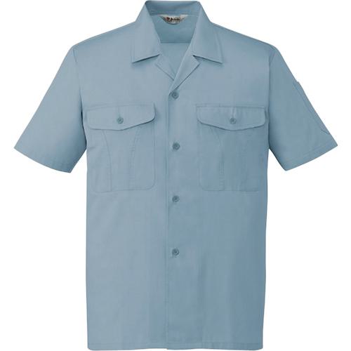 ■自重堂 シャツ スカイグレー EL〔品番:44334112EL〕【2180742:0】[送料別途見積り][掲外取寄][店頭受取不可]