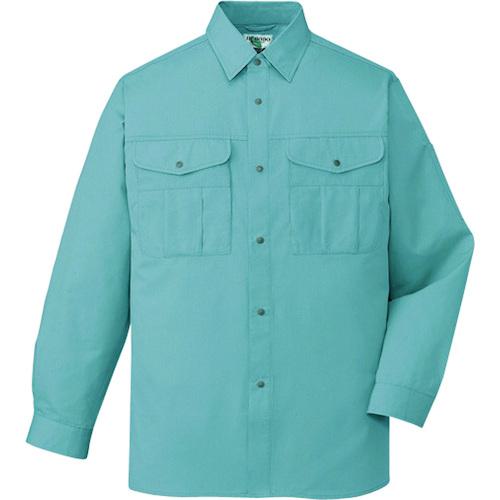 ■自重堂 Jichodo シャツ ミストブルー EL〔品番:46104082EL〕【2188642:0】[送料別途見積り][掲外取寄][店頭受取不可]