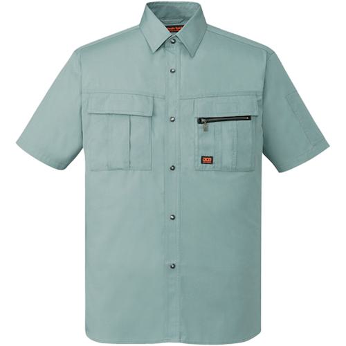 ■自重堂 シャツ ミストグリーン S〔品番:46314072S〕【2196547:0】[送料別途見積り][掲外取寄][店頭受取不可]