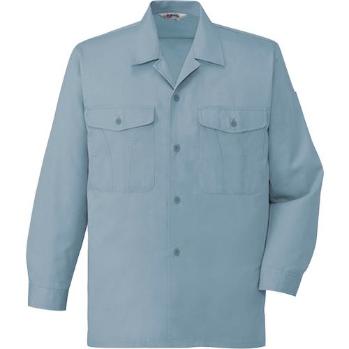 ■自重堂 Jichodo シャツ スカイグレー M〔品番:44324112M〕【2199608:0】[送料別途見積り][掲外取寄][店頭受取不可]