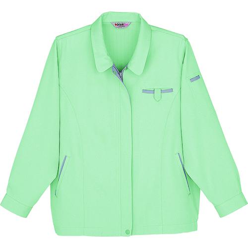 ■自重堂 レディースブルゾンライト グリ-ン 4L〔品番:413150264L〕【2203936:0】[送料別途見積り][掲外取寄][店頭受取不可]