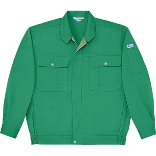 ■自重堂 ブルゾン グリーン S〔品番:2300012S〕【2206522:0】[送料別途見積り][掲外取寄][店頭受取不可]