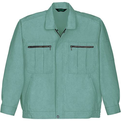 ■自重堂 ブルゾングリ-ン M〔品番:34200012M〕【2207034:0】[送料別途見積り][掲外取寄][店頭受取不可](4)