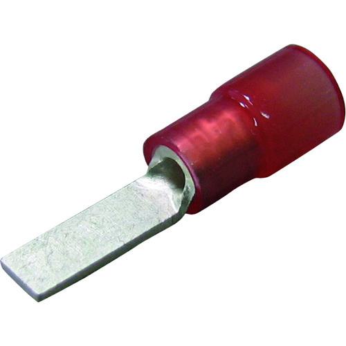 ■ニチフ 絶縁被覆付圧着端子(BT形) ブレード形(100PCS)《10箱入》〔品番:TMENBT1.259RCL〕【2239623×10..