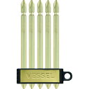 ■VESSEL 両頭ビット リミテッド ゴールド5本組 +2×110 A142110LGO《10Pk入》〔品番:A142110LGO〕【2240547×10:0...