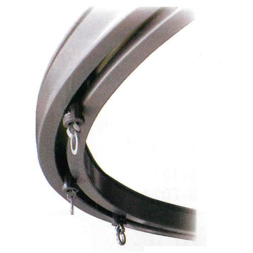 ■HINAKA KGレクト40 90°曲げカーブレール〔品番:KHC80〕【2266289:0】[送料別途見積り][掲外取寄][店頭..