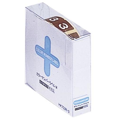 ■LIHIT カラーナンバーラベル M(ロールタイプ) 3〔品番:HK753R3〕【2274390:0】[送料別途見積り][掲外取寄][店頭受取不可]