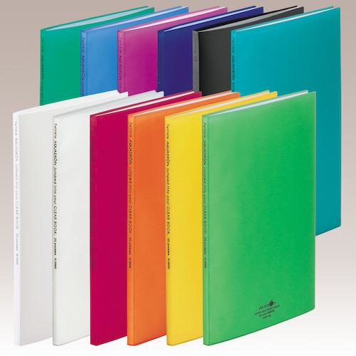 ■LIHIT クリヤーブック 20P 藍 A4〔品番:N500011〕【2282192:0】[送料別途見積り][掲外取寄][店頭受取不可] 2